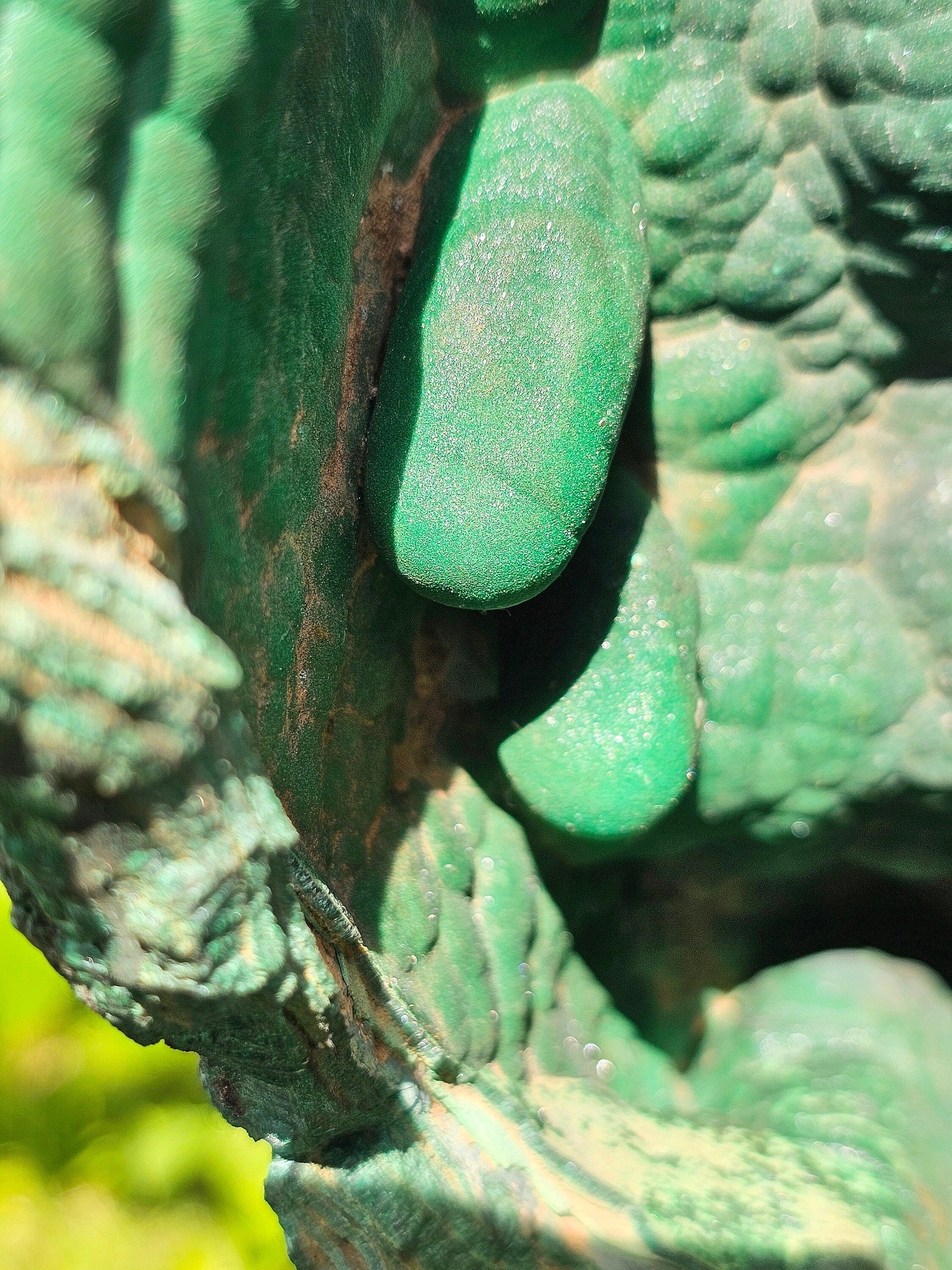 large interior design crystals - malachite 