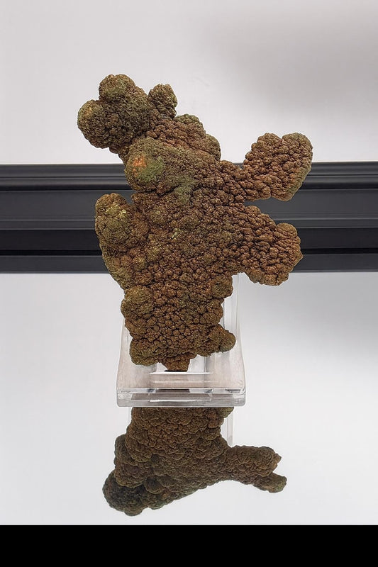 Large native copper crystal nugget, raw mineral specimen for collectors and display.