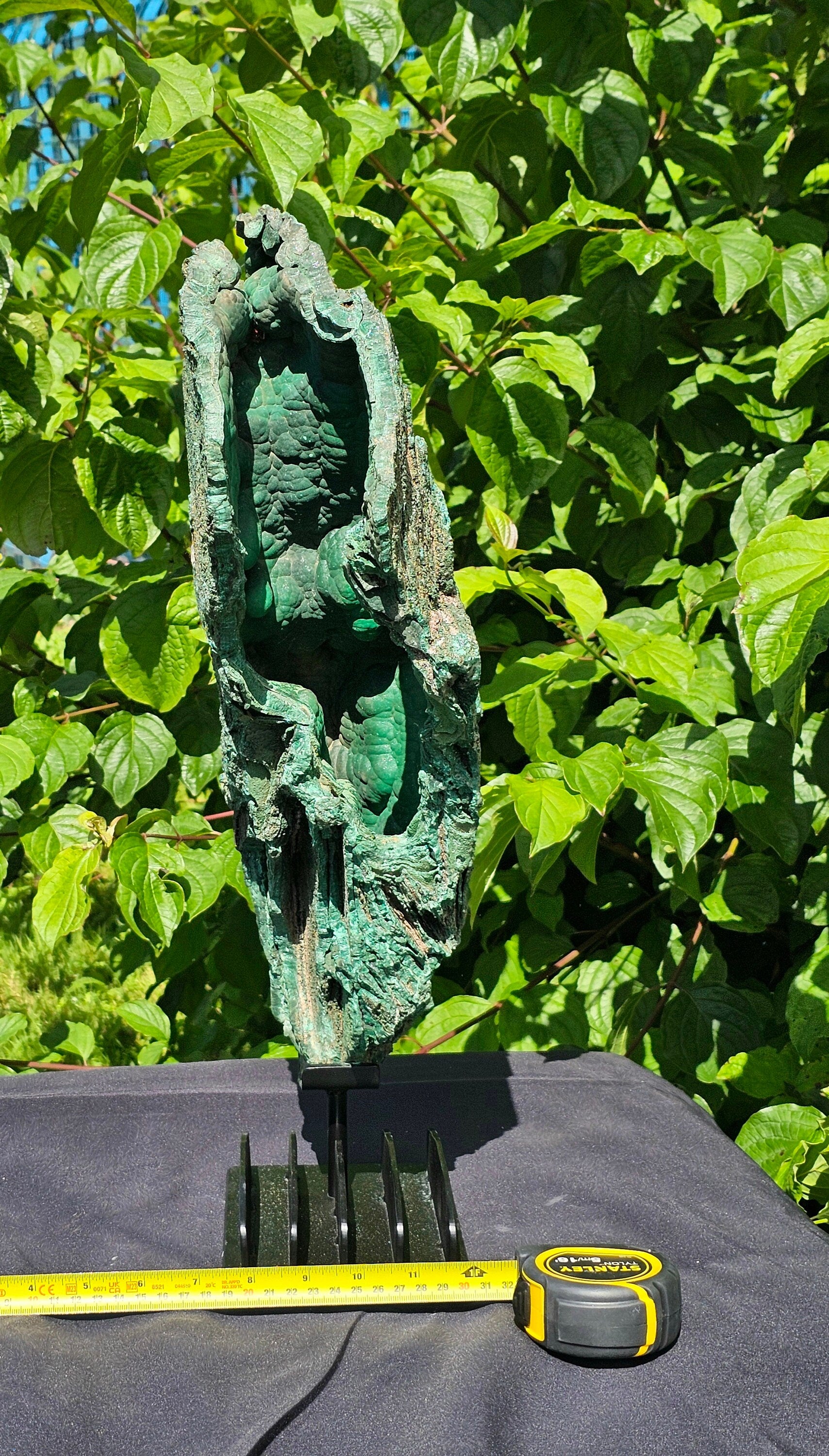 large unique crystal art malachite