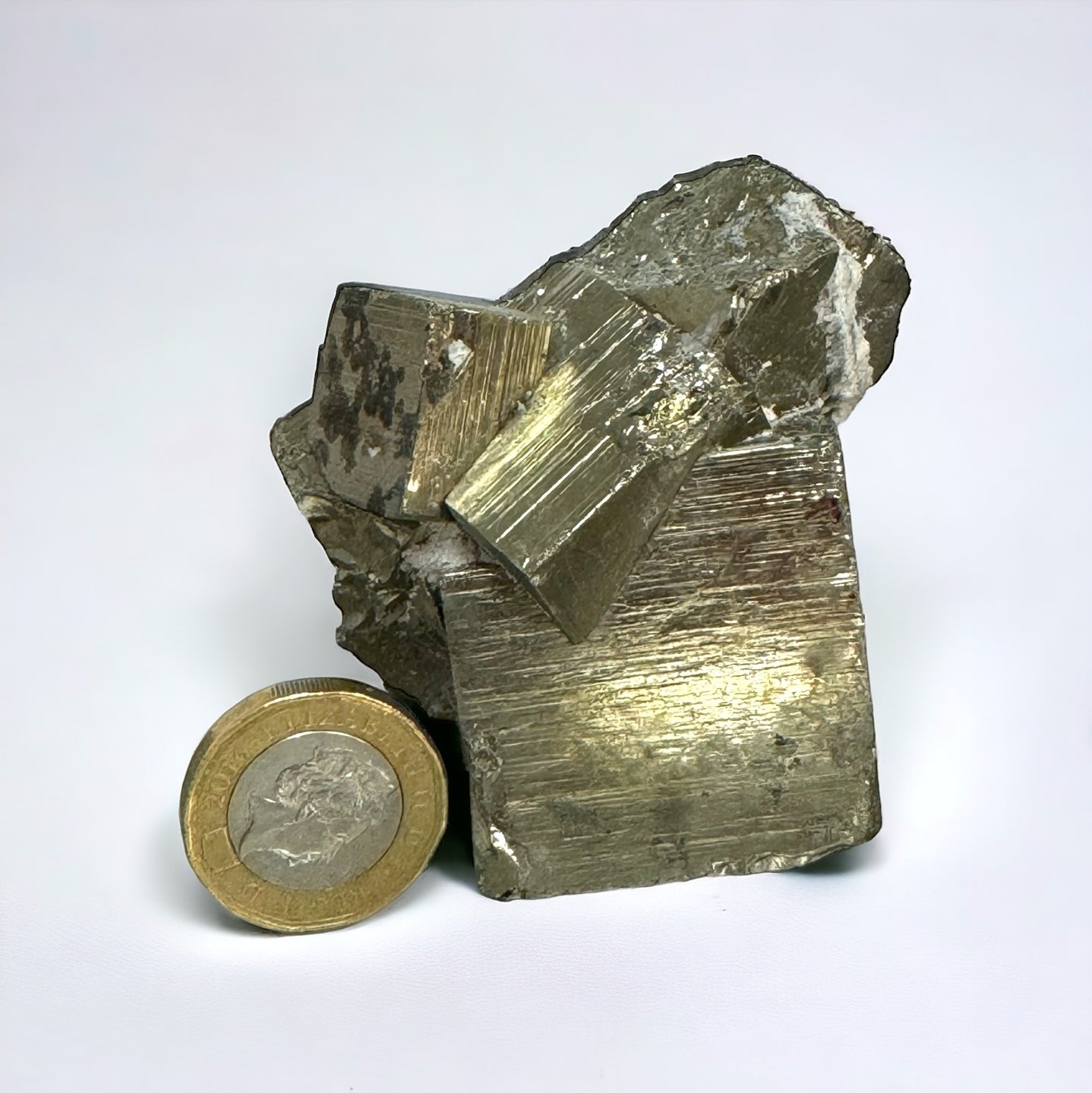 15) Pyrite Crystal Cube
