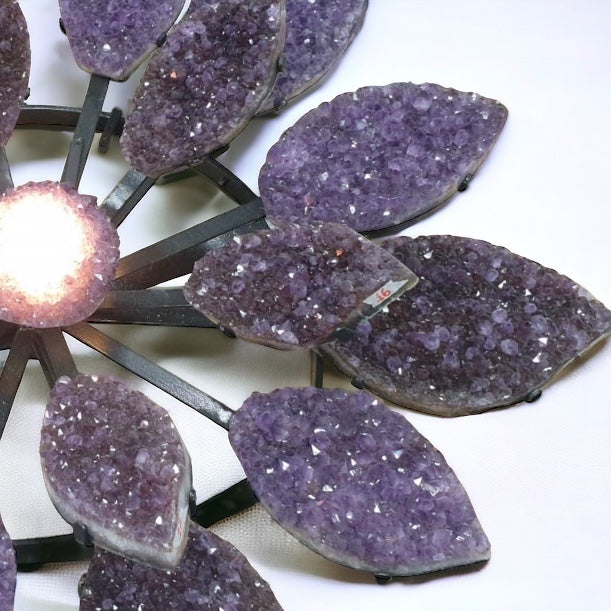 luxury crystal decor amethyst crystal light 