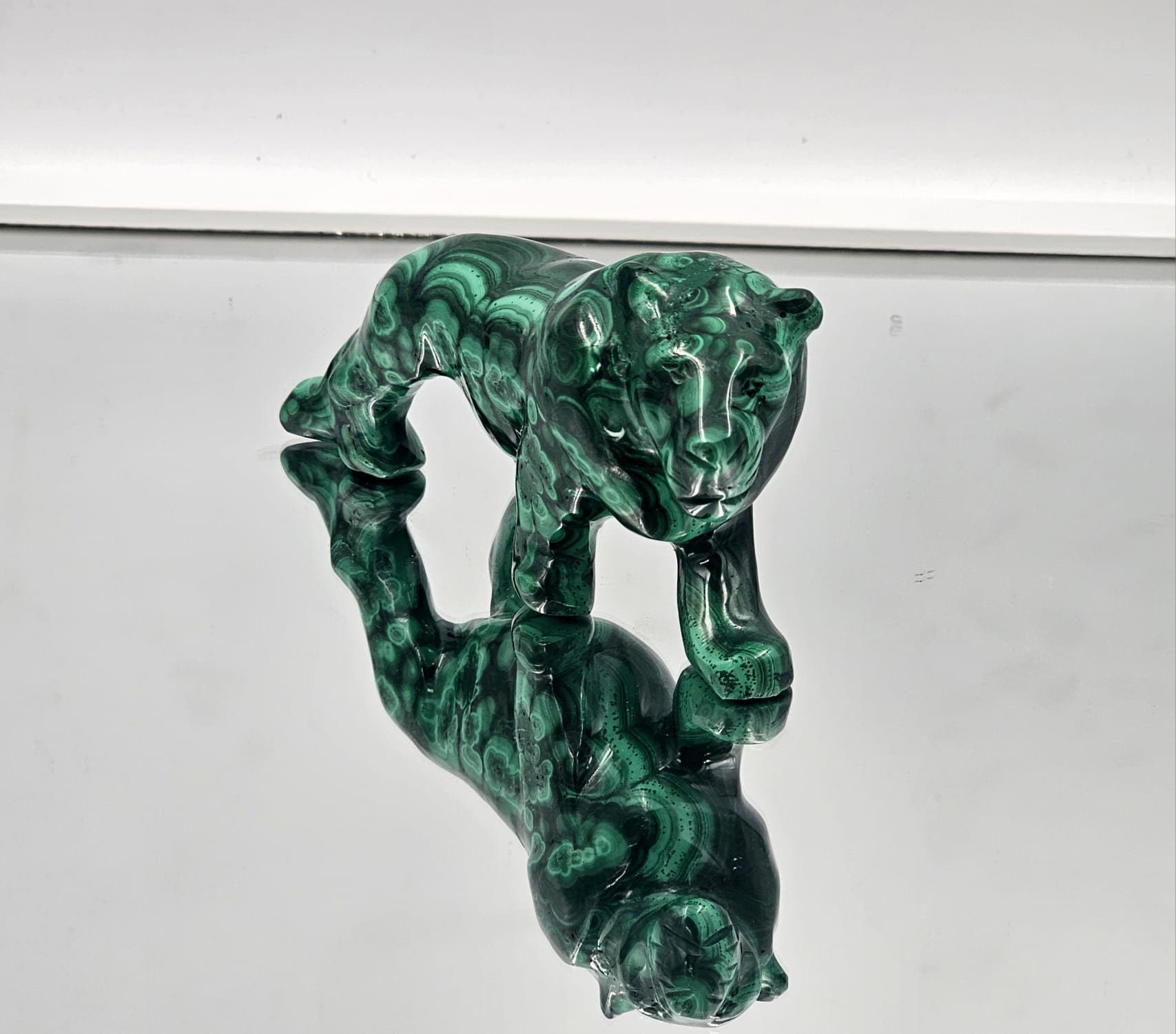 malachite crystal tiger