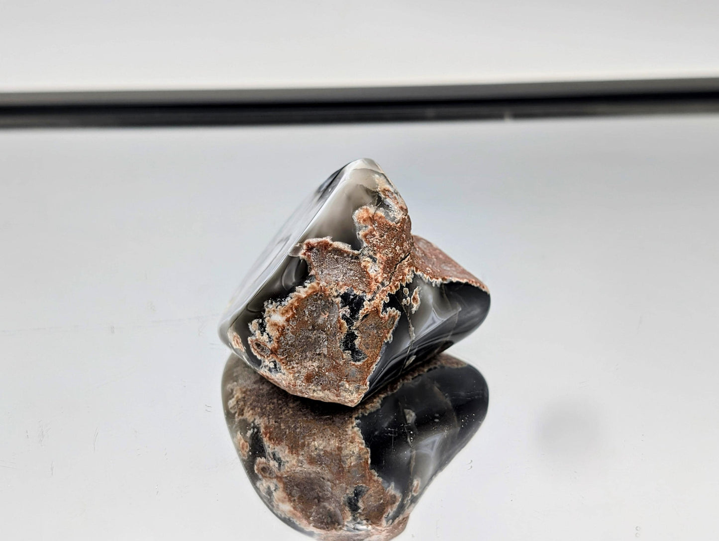 Collector's pair of Malawi Agate with striking coloration.