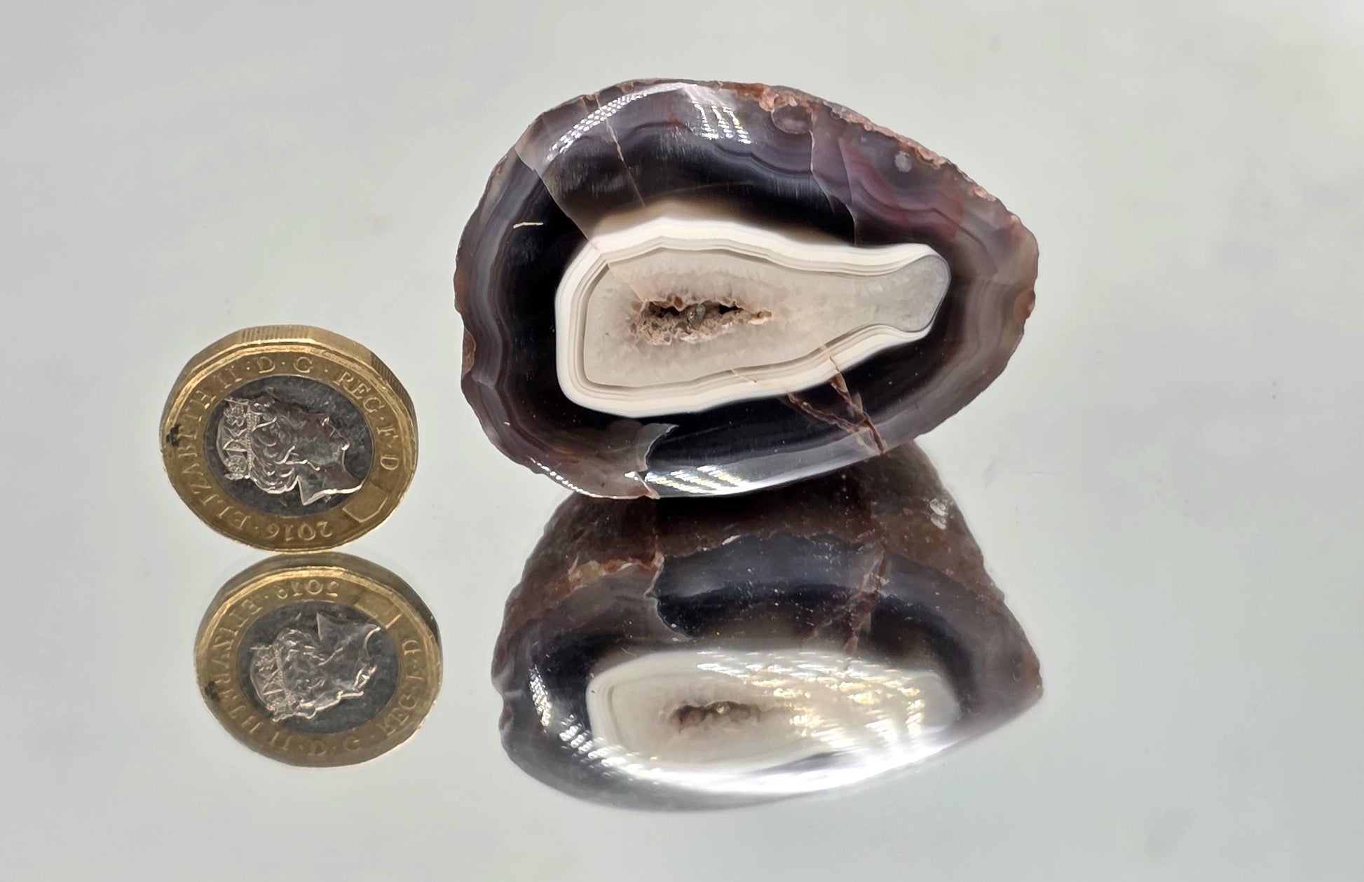 Polished Malawi Agate Collector Geode