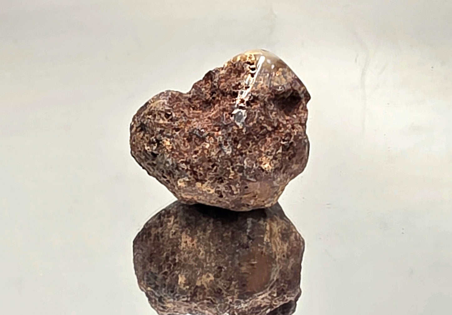 Malawi Agate polished geode crystal.