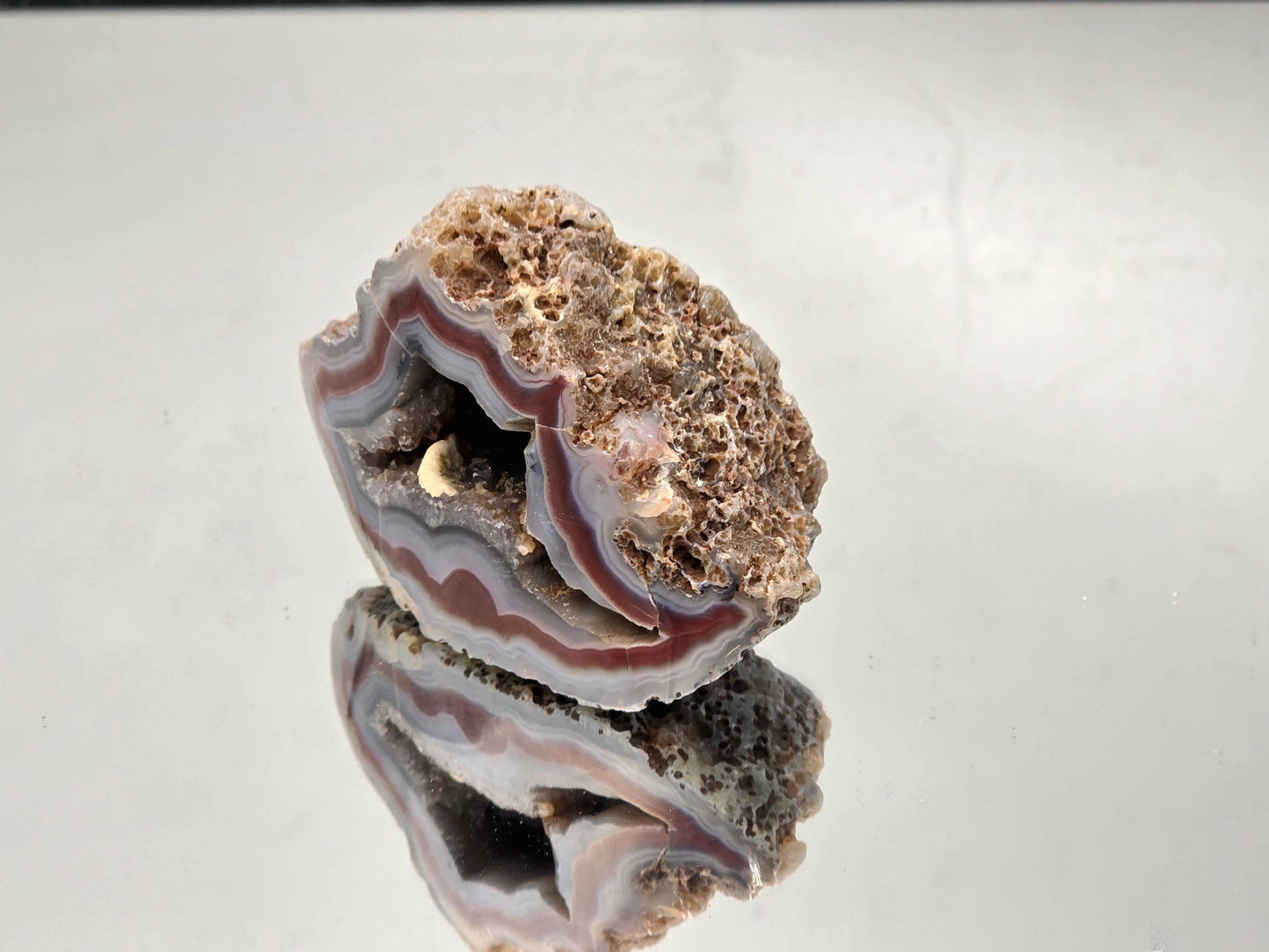 Malawi Agate rare polished collector crystal.