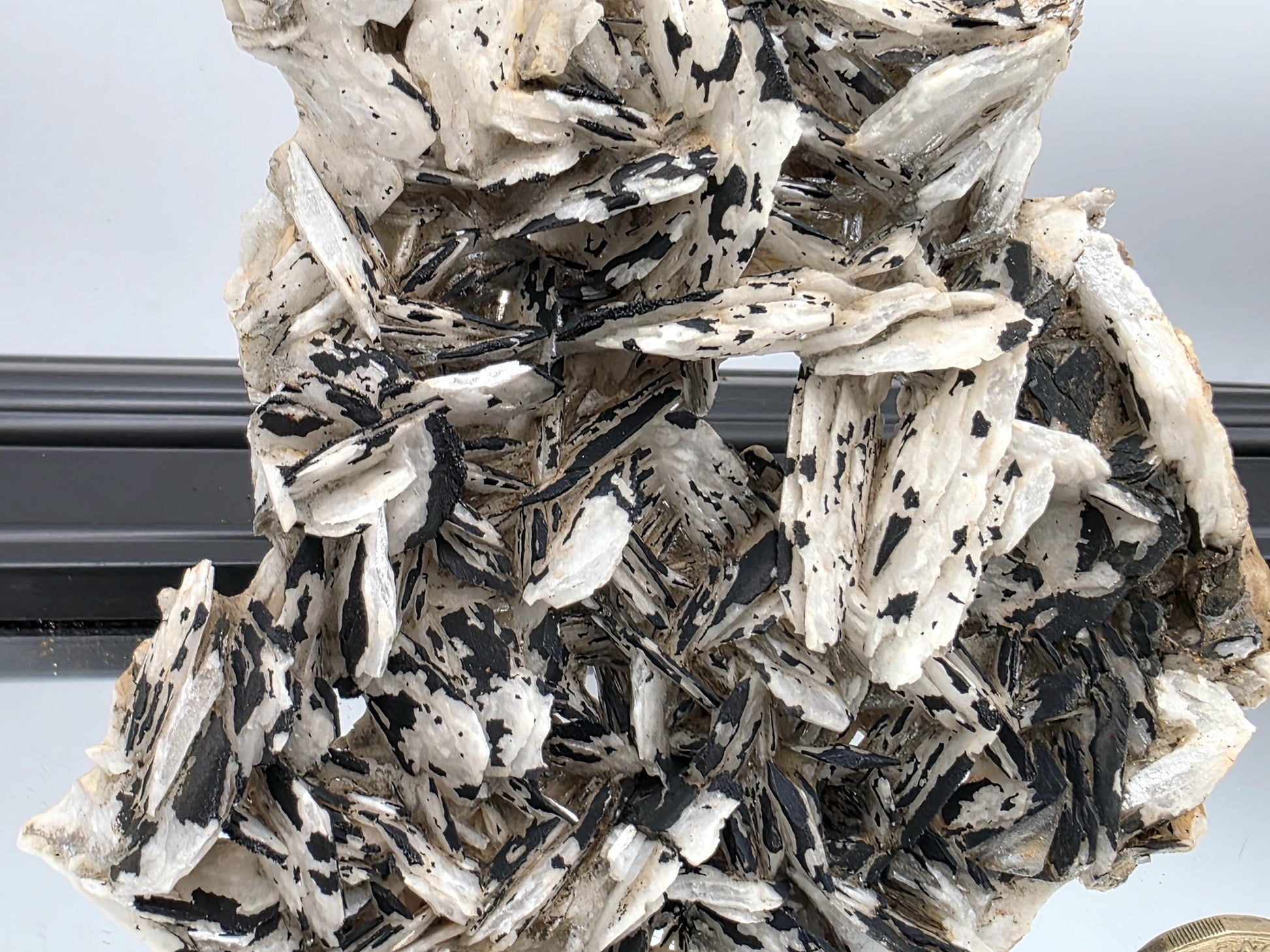 Close-up of manganese-rich Black Baryte minerals