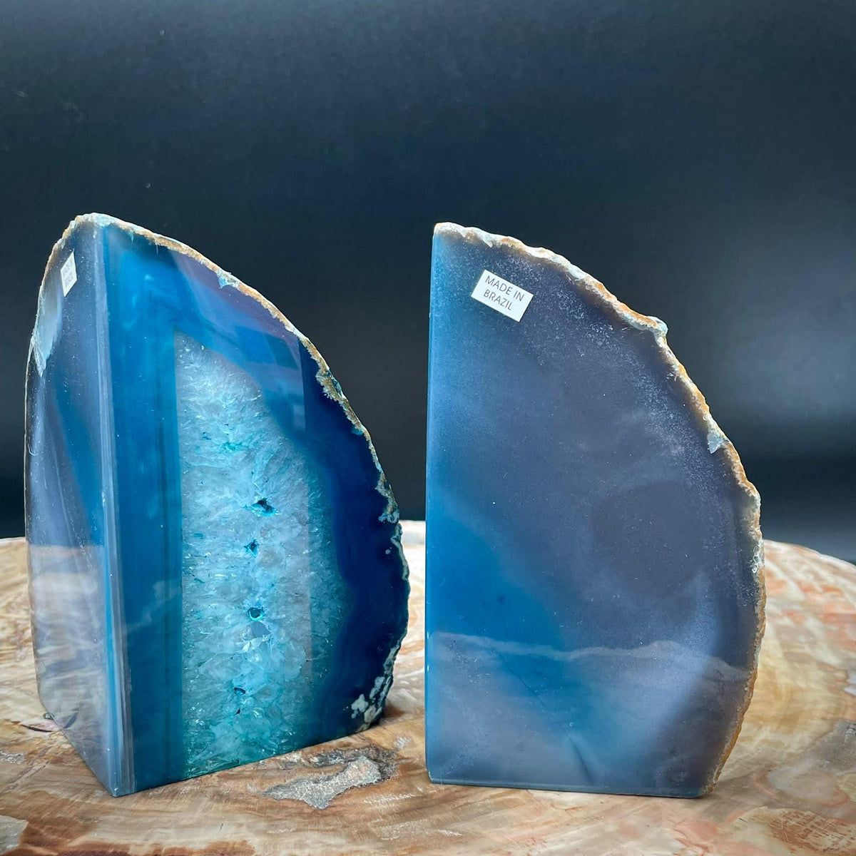 Mineral bookends for collectors