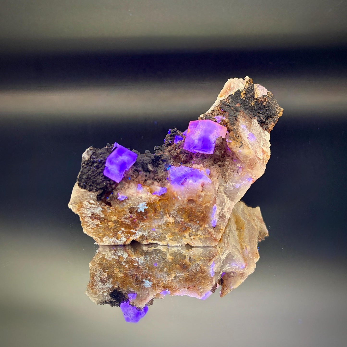 Collector quality Golden Yellow Fluorite mineral specimen