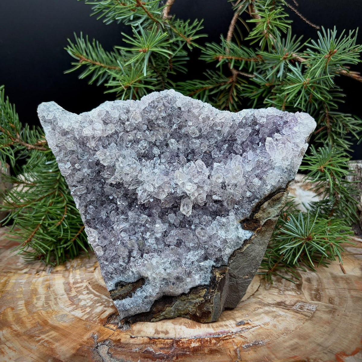 Natural Amethyst geode from Brazil