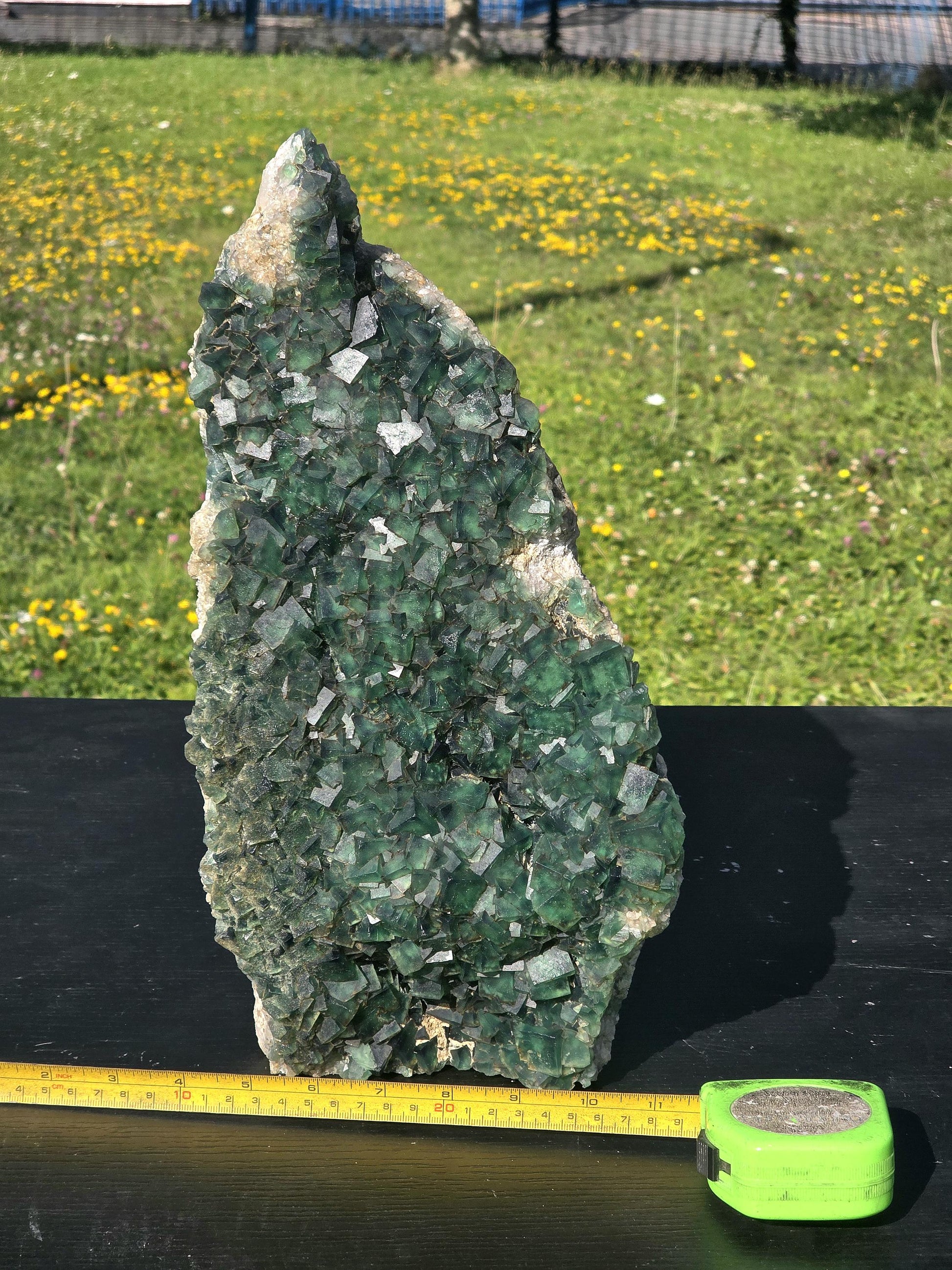 Beautiful Madagascan Green Fluorite with excellent translucency.