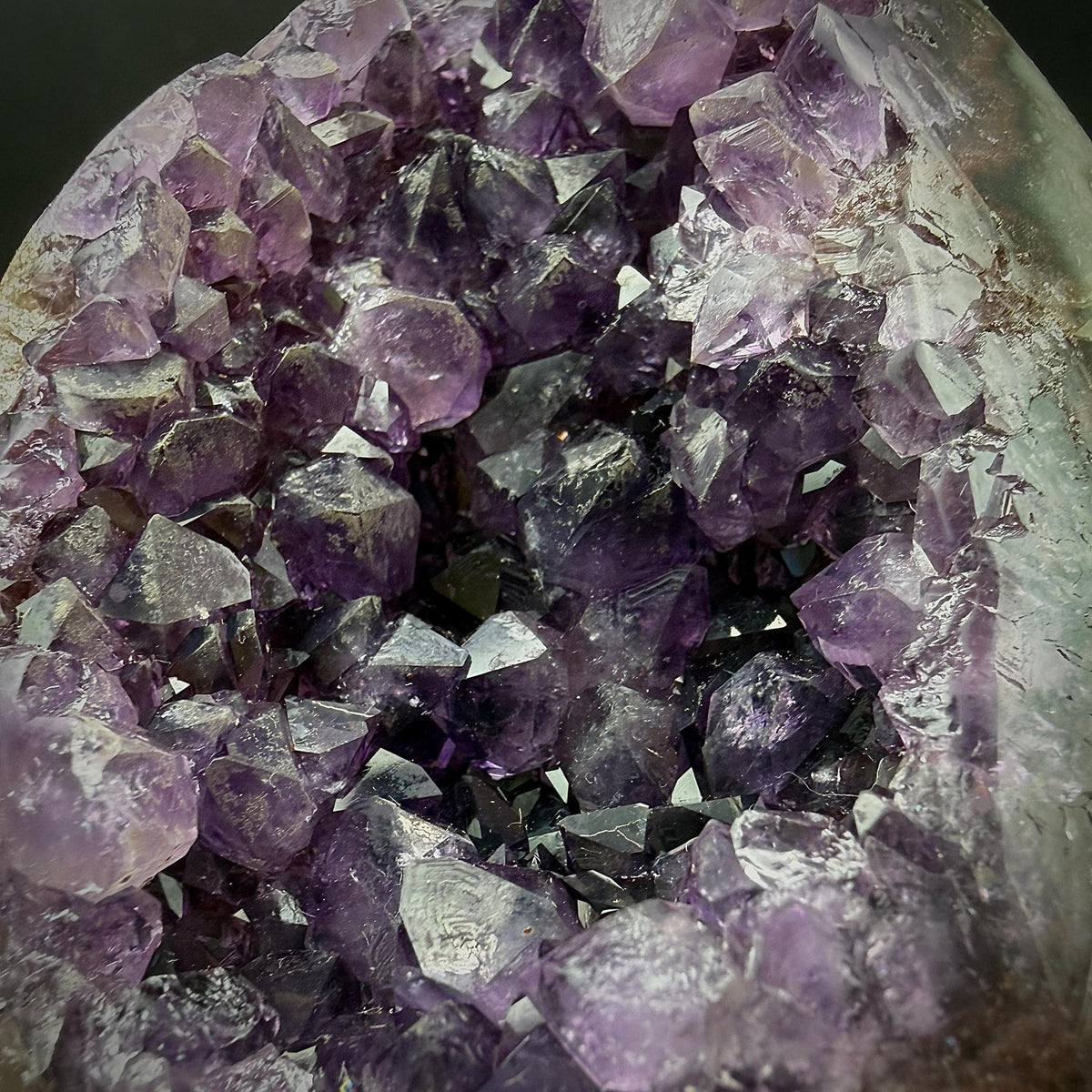 Natural purple Amethyst crystal for statement interior styling.