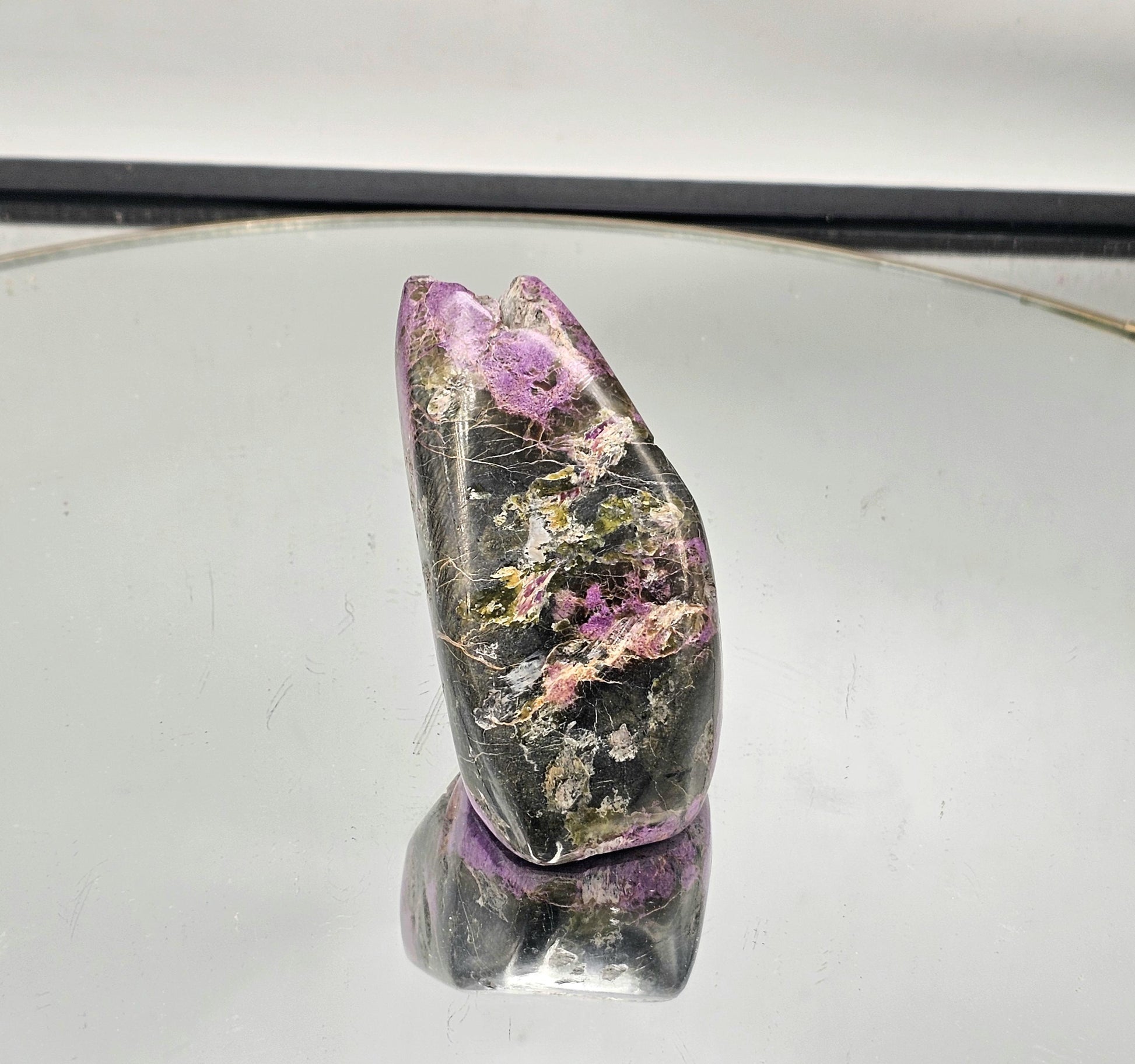 Beautiful Stichtite freeform for home décor and collections.