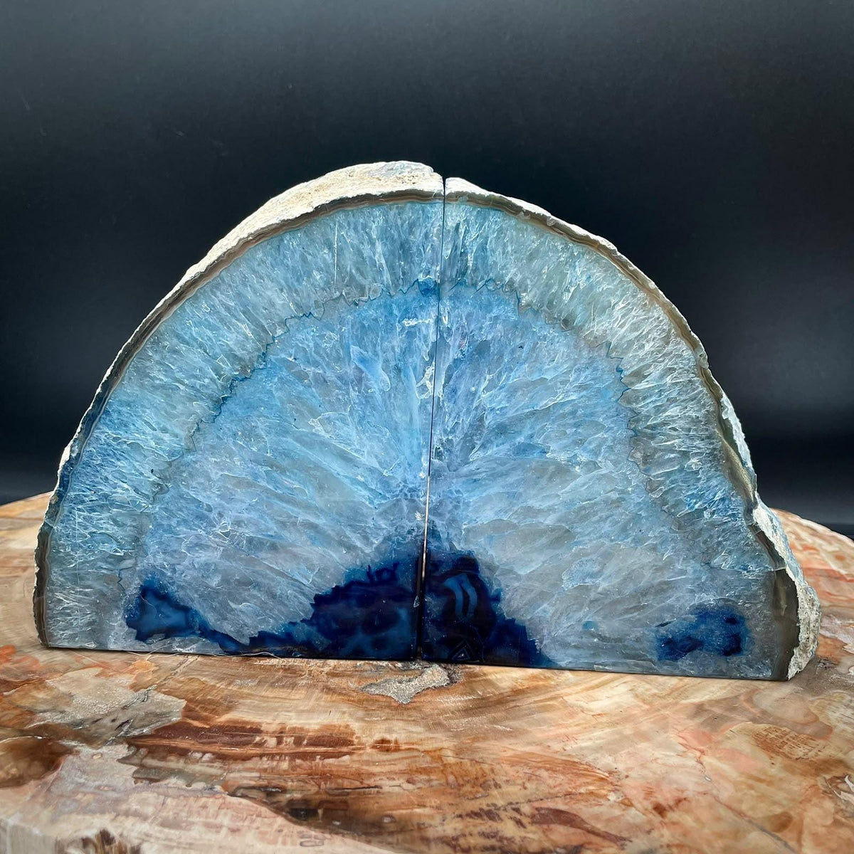 Natural stone interior accessory bookends