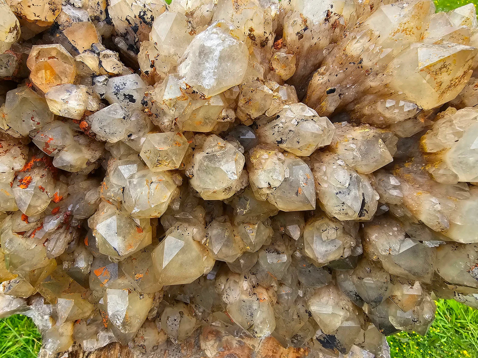 natural kundalini citrine flower