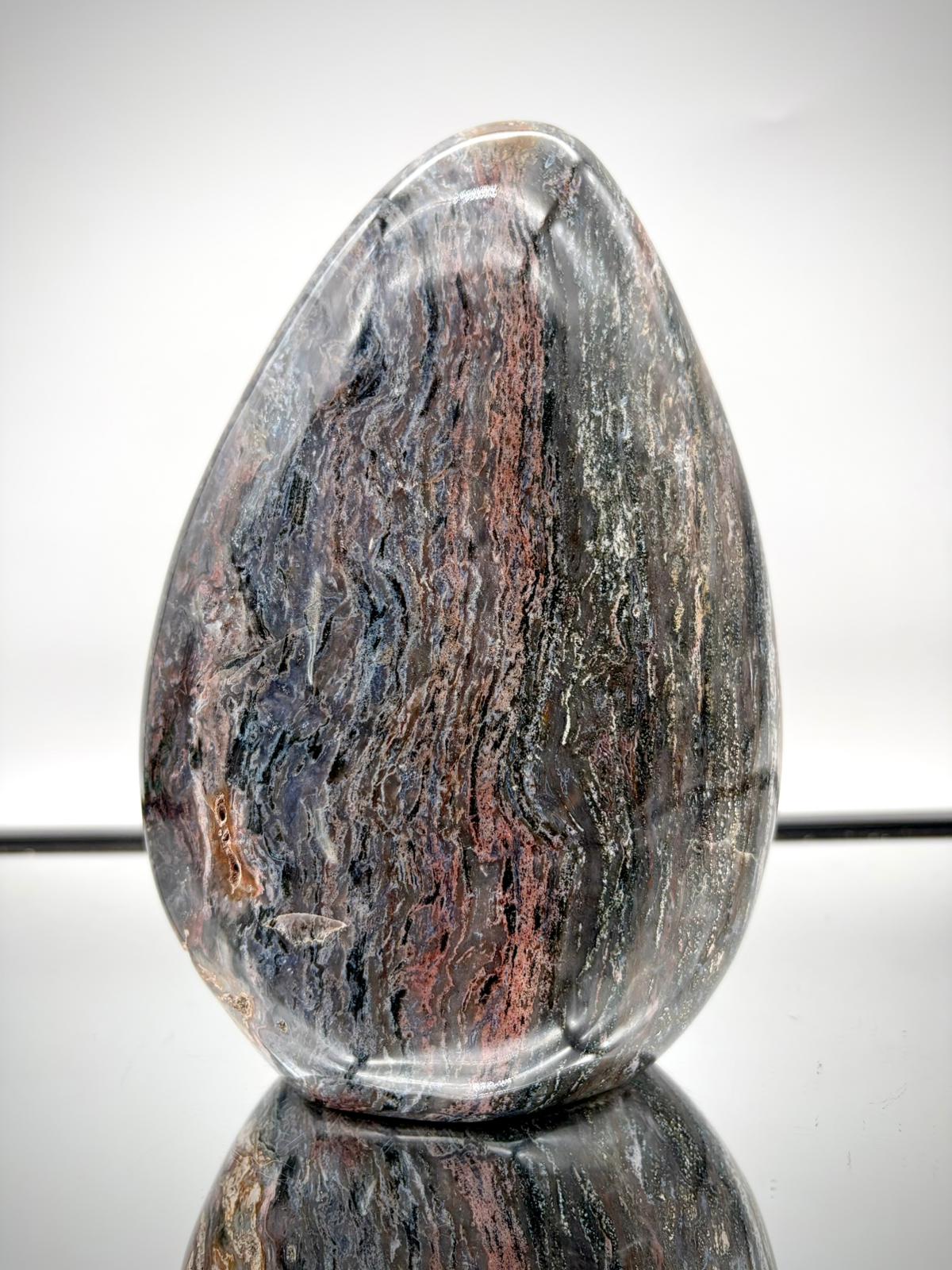 Ocean jasper freeform crystal for modern home decor styling