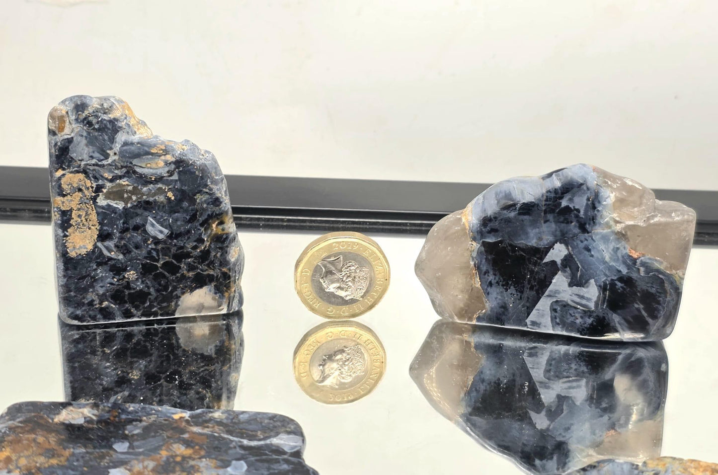 Pietersite crystal slice showing natural patterns