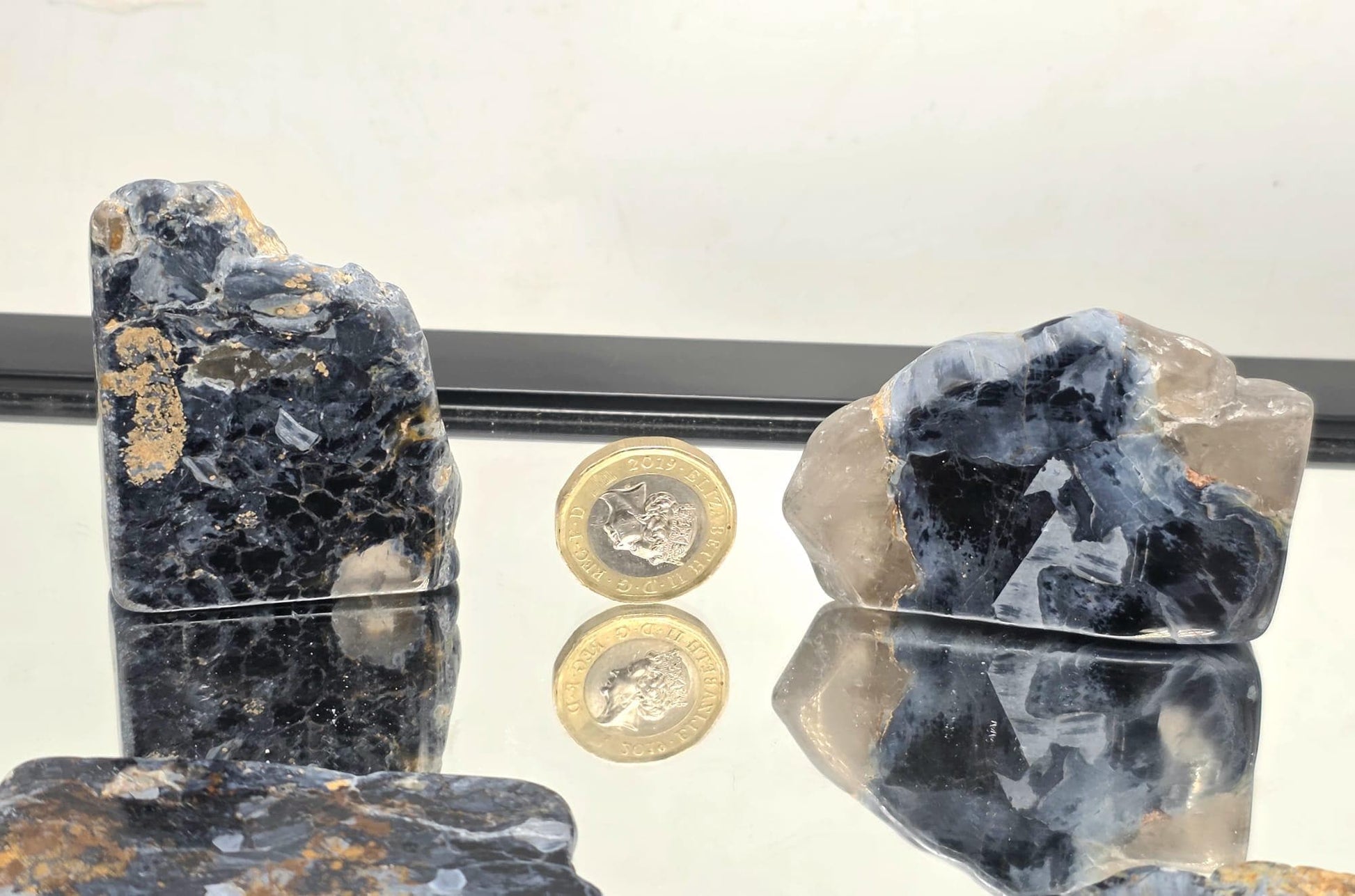 Pietersite crystal slice showing natural patterns