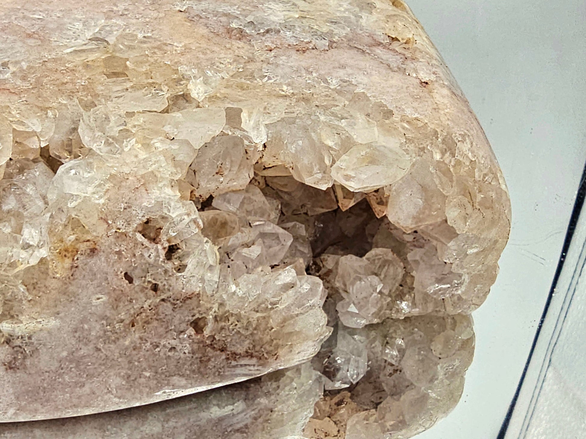 pink amethyst quartz crystal heart