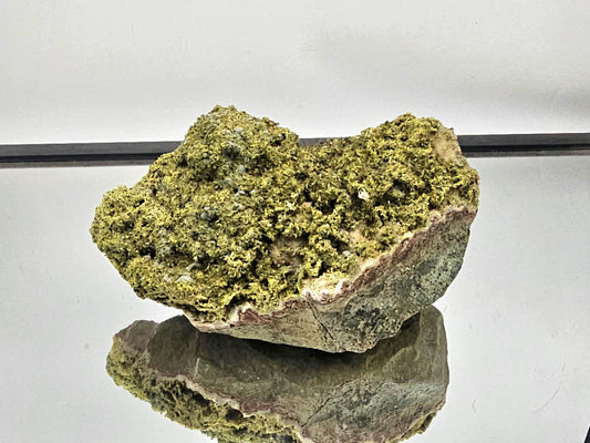 forest epidote crystal from midelt