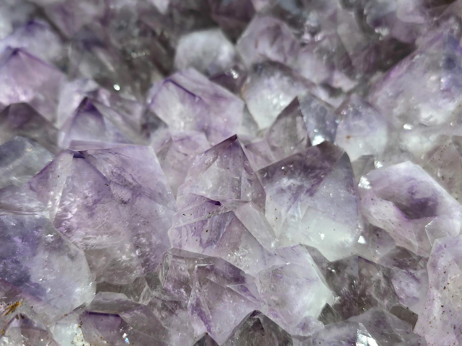 High-grade Brazilian Amethyst cluster polished for premium finish.