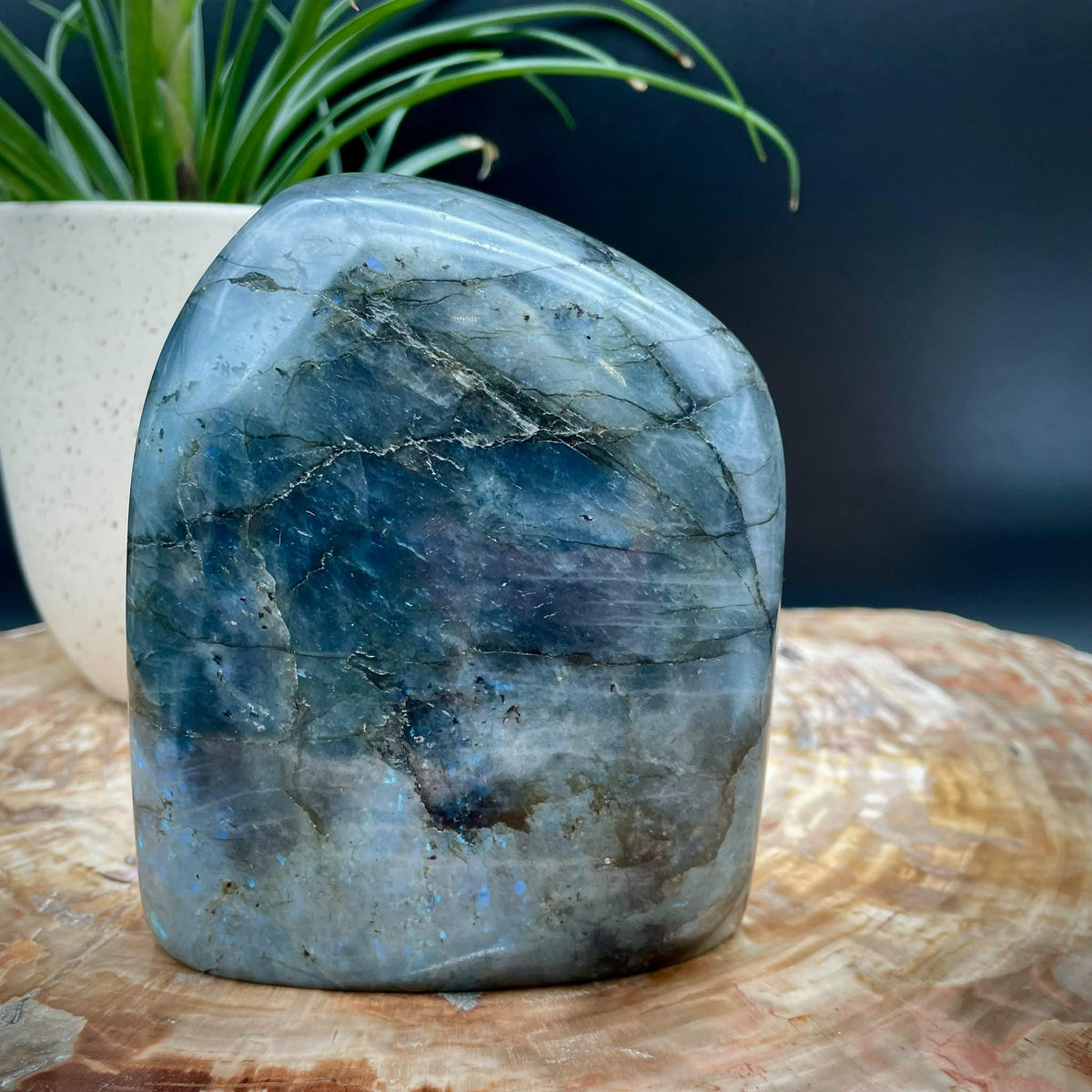 Polished Labradorite home decor piece