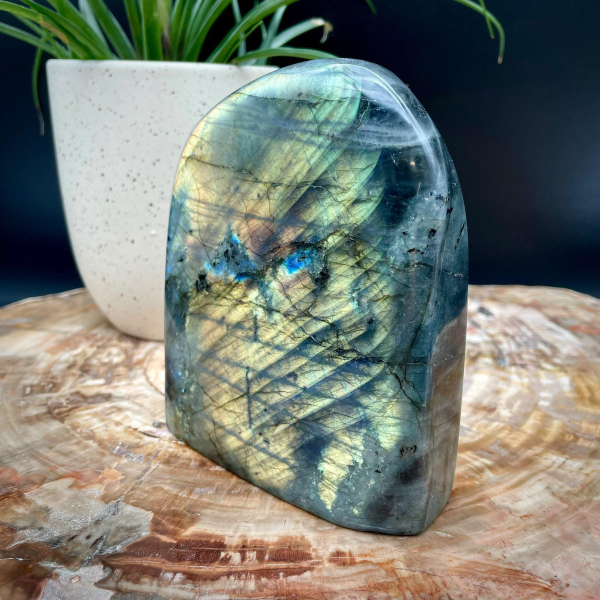 Polished Labradorite natural stone decor