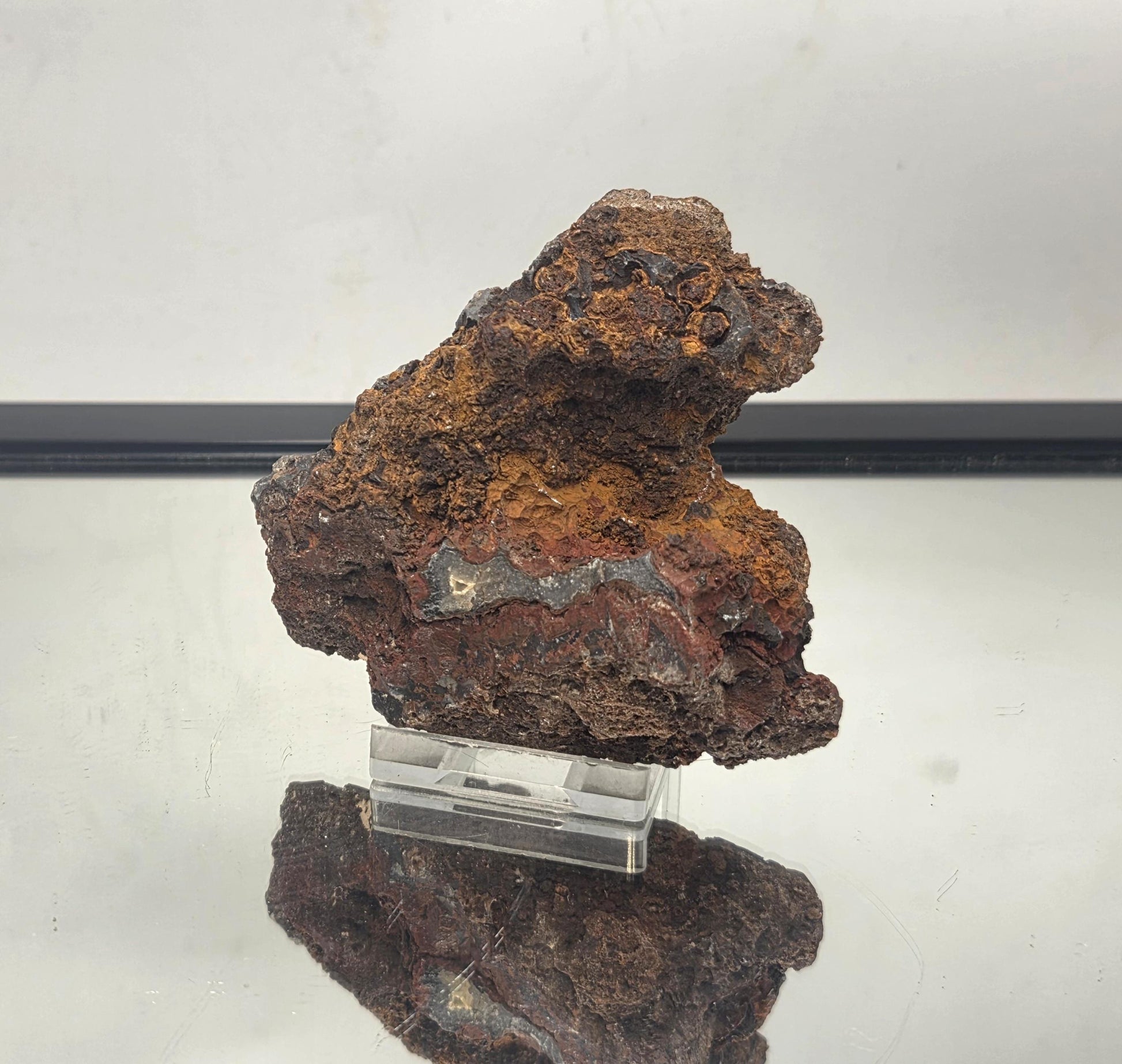 Polished Mexican Agate Geode, a decorative stone with natural beauty.