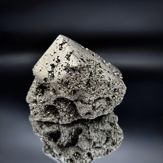 Polished Pyrite statement crystal for distinctive interiors