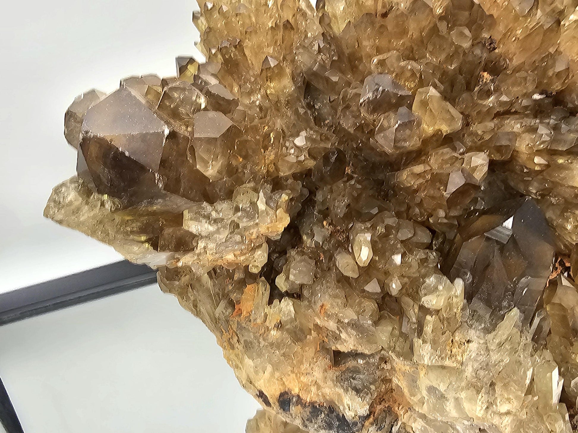 Premium Natural Kundalini Citrine cluster, luxury home décor.