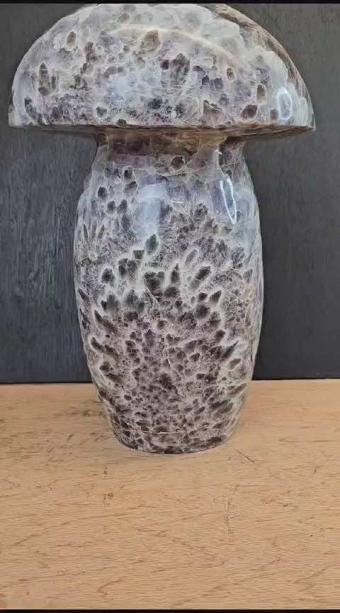 video of a giant crystal carving