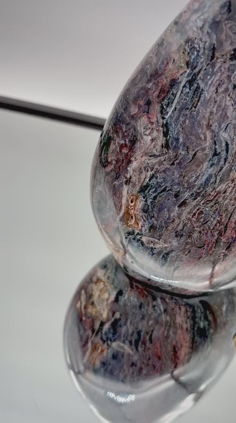 video of ocean jasper crystal freeform 