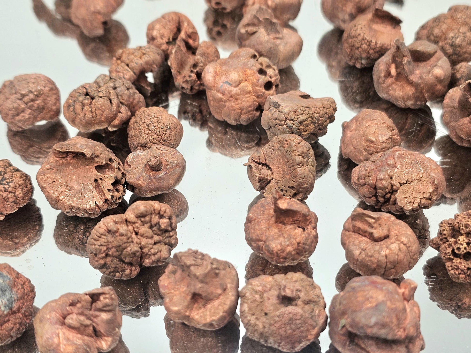 Pure copper nugget specimen with metallic shine