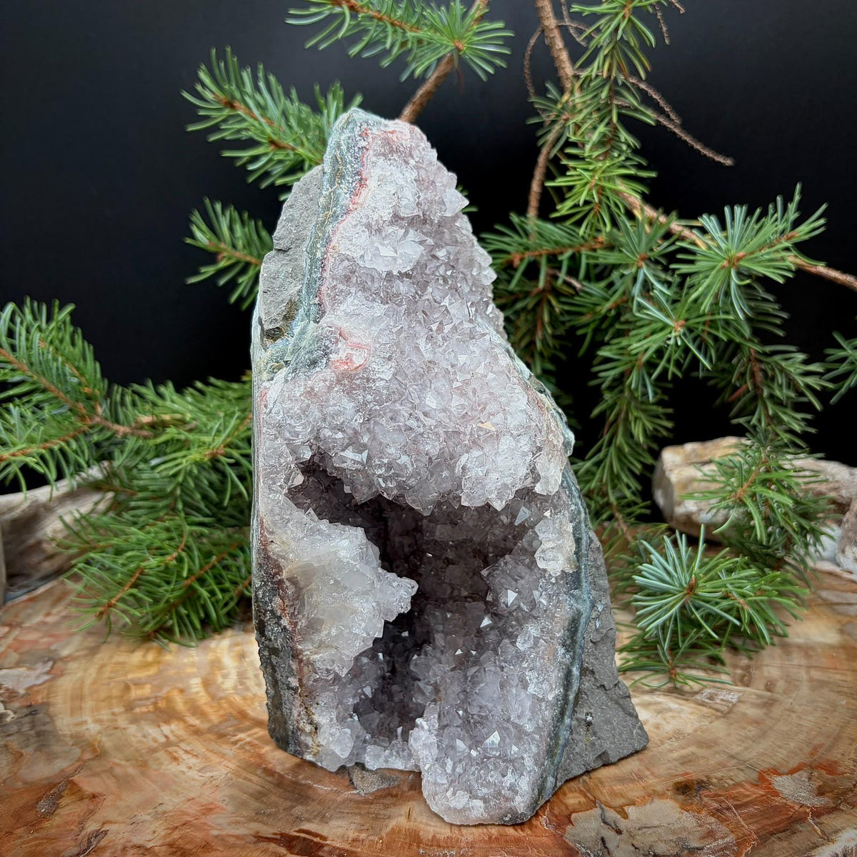 Natural purple Amethyst specimen