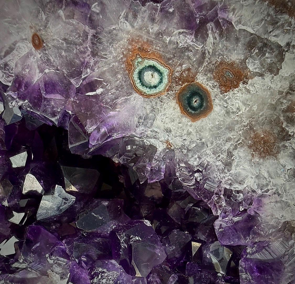 Purple quartz Amethyst specimen for mineral collectors.