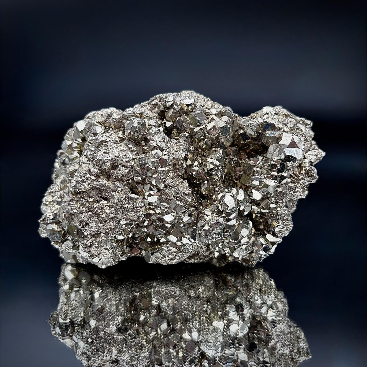 Pyrite crystal cluster suitable for specialist mineral collections.