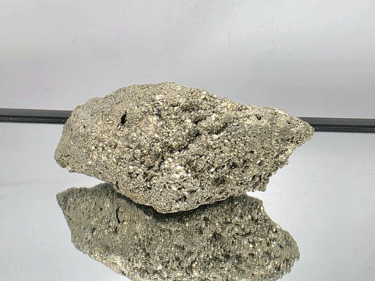 Pyrite specimen in raw form.