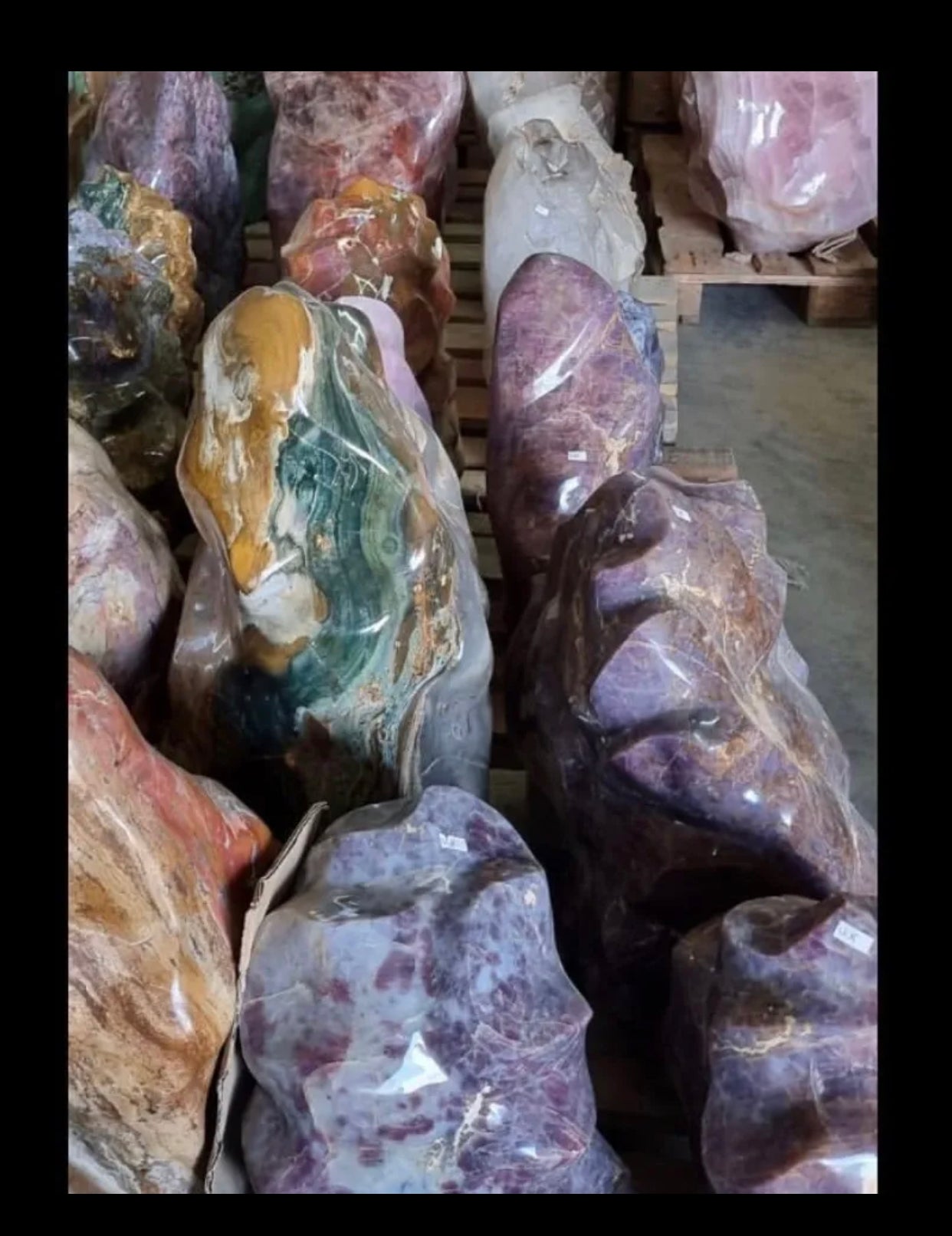 Quality crystals, madagascan crystals, large ocean jasper, responsibly sourced crystals uk