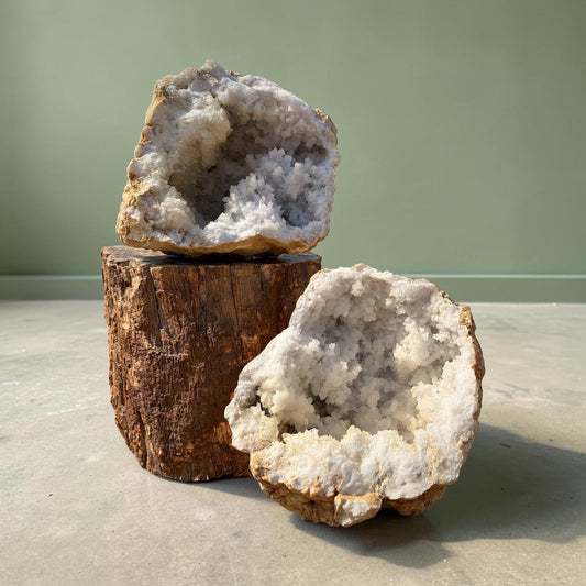 XL Quartz Crystal Geode Pair 12.5kg #10