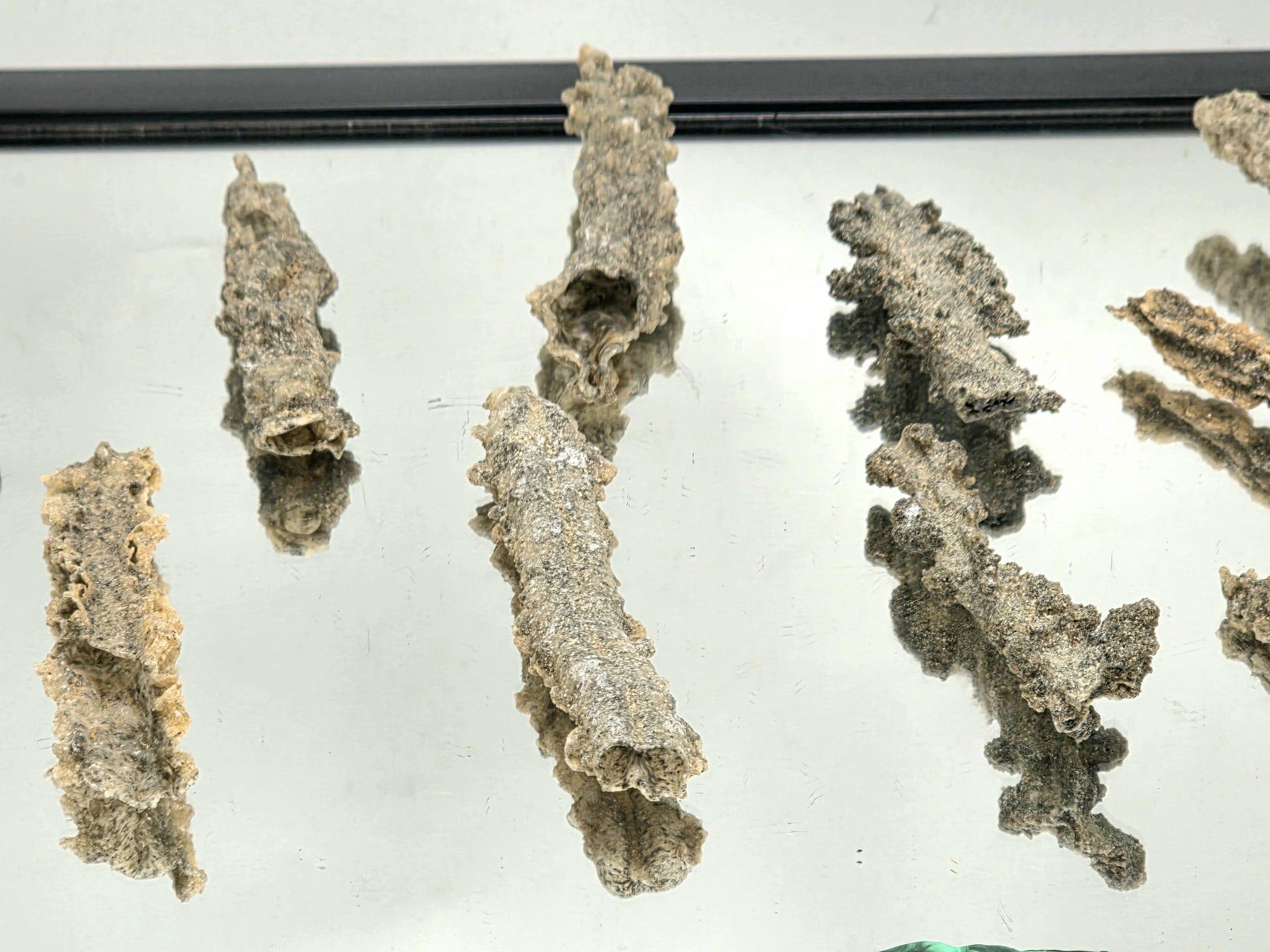 Rare Fulgurite crystal formed by lightning fusion of desert sand