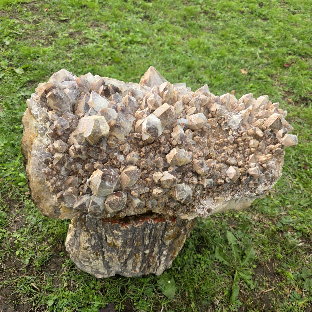 Natural Red Hematoid Quartz specimen from Madagascar