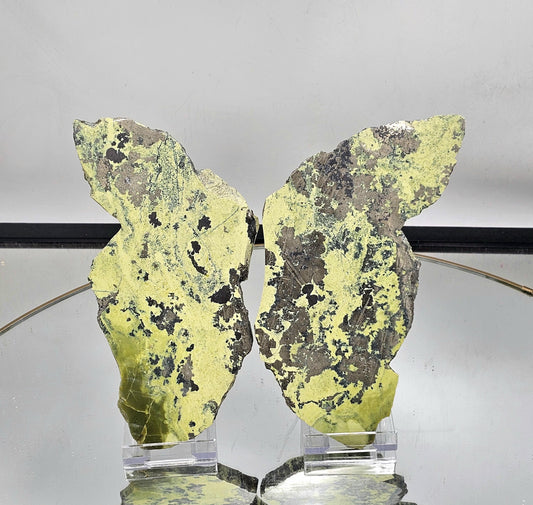 Rare Serpentine and Pyrite Wings mineral formation.