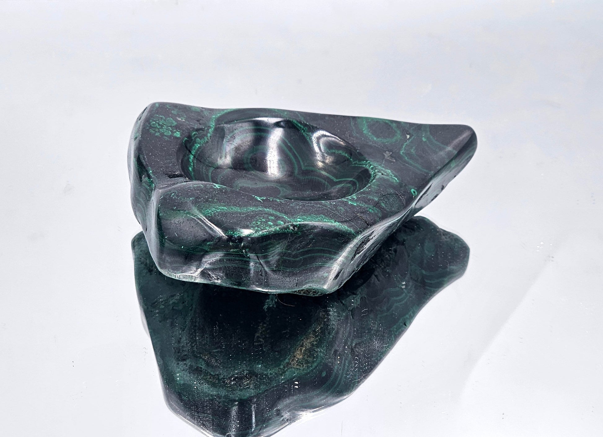 small malachite pocket emptier