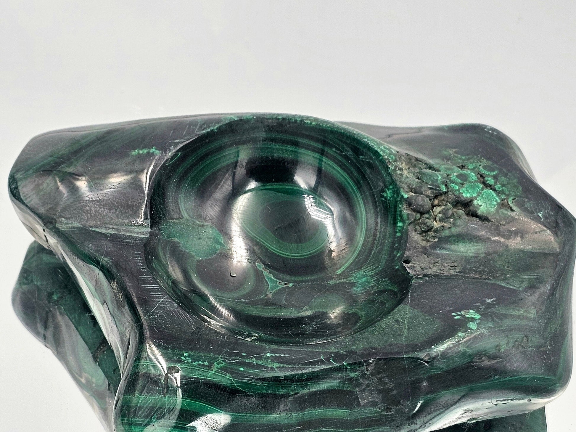 small premium malachite bowl