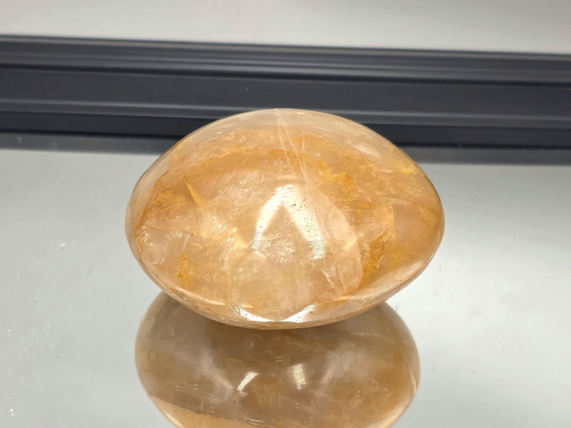 Smooth meditation stone Golden Healer
