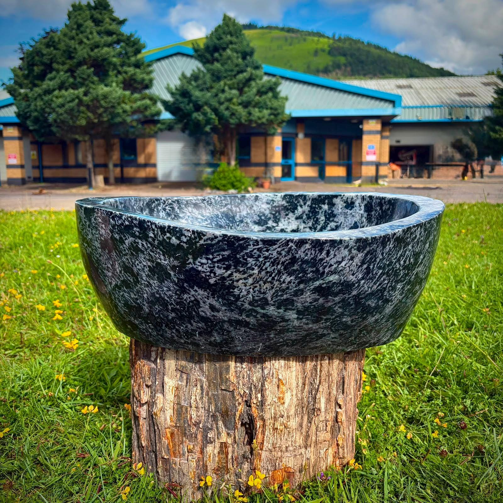 Statement crystal bowl for a design-led home interior or decorative display.