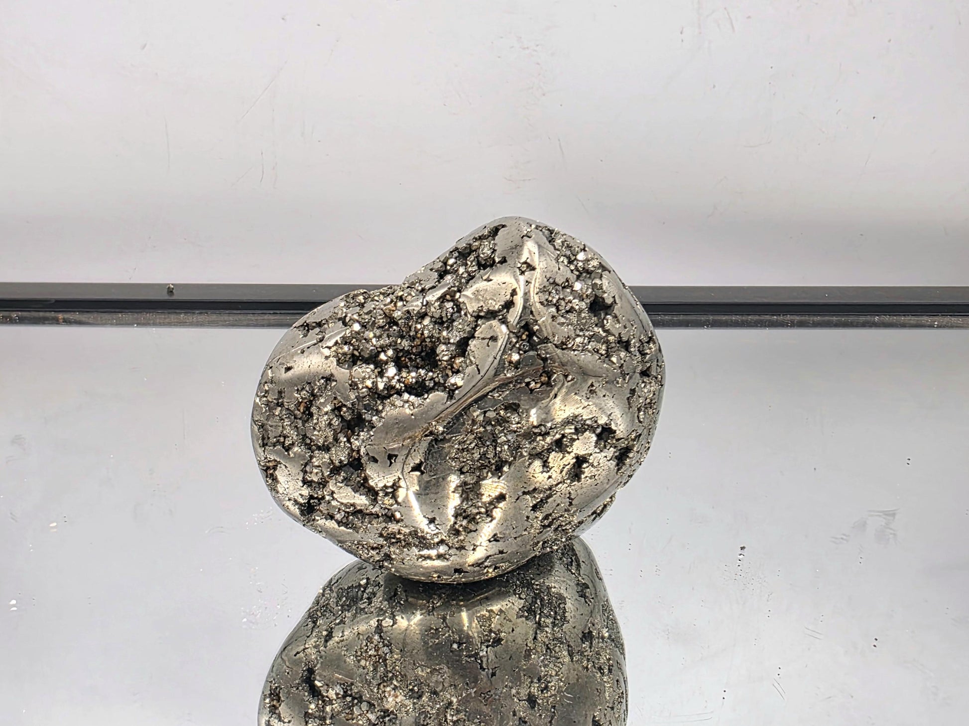 A statement Pyrite Crystal, ideal for home styling.