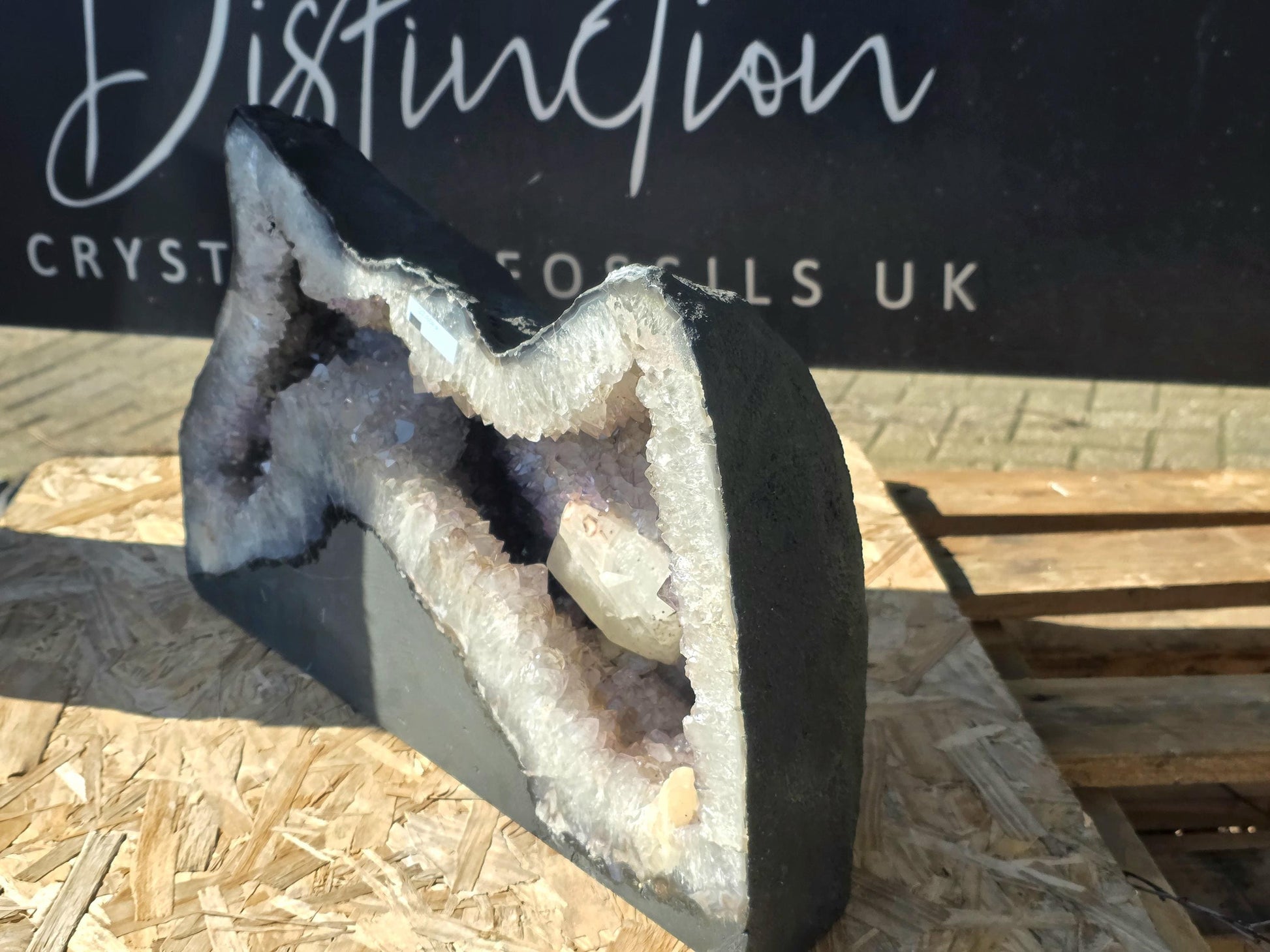 A statement quartz geode church, great for modern interiors.
