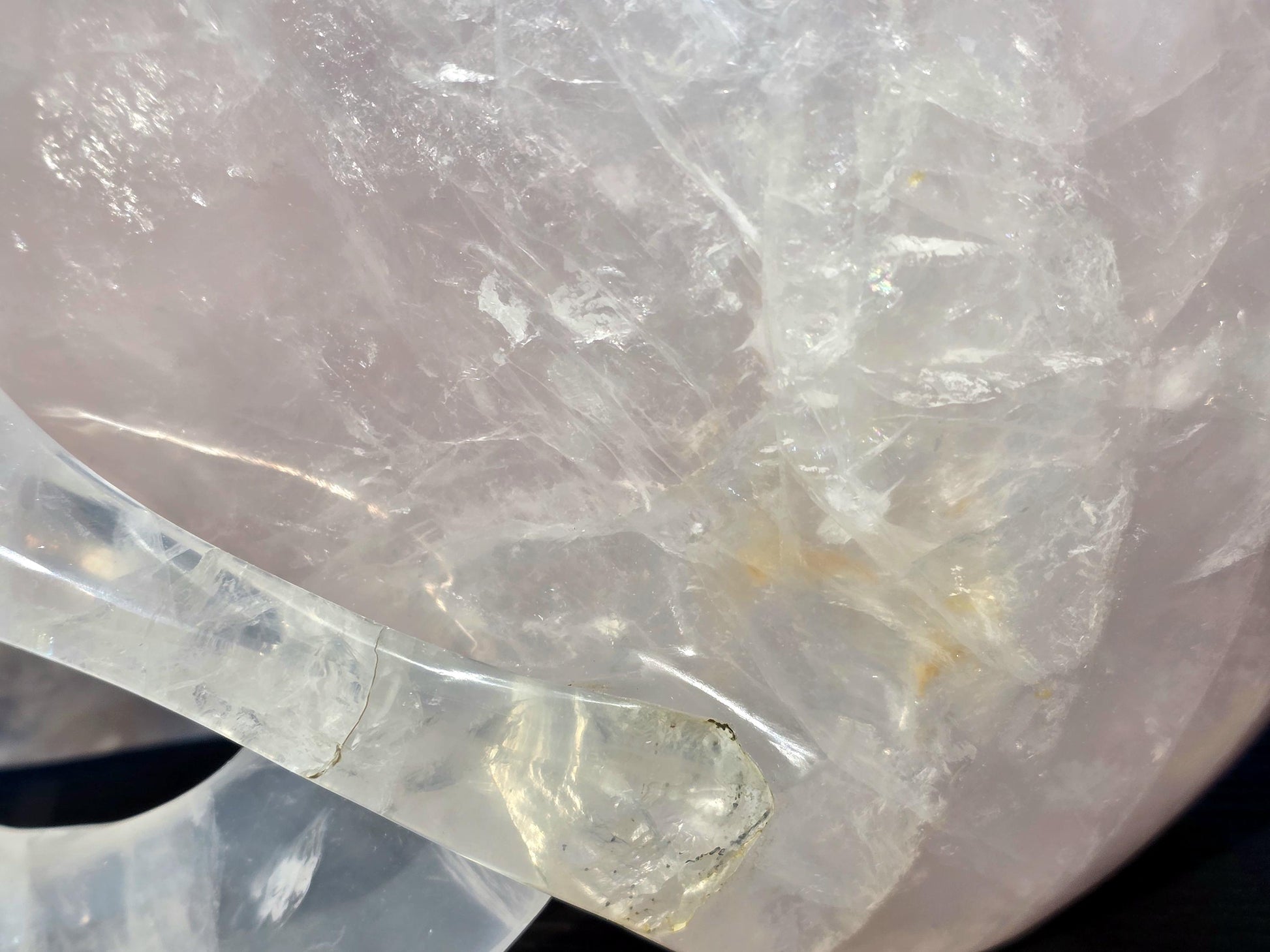 A statement Rose Quartz Skull, ideal for collectors.