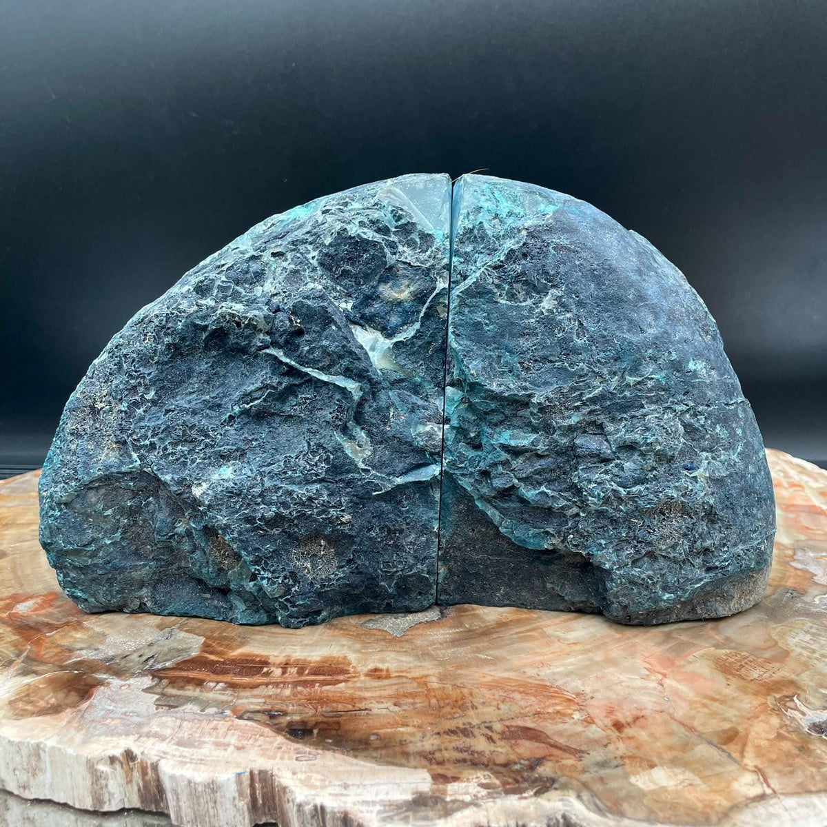Unique natural stone bookends for book lovers